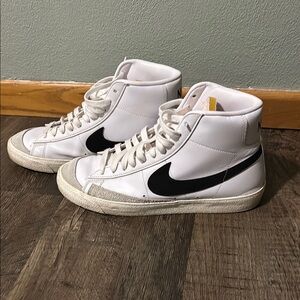 Nike White High-Top Sneakers